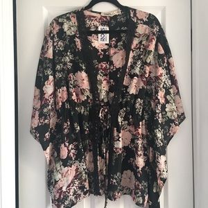 Black Floral Top